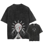 King Of Curses Vintage Anime Street Wear T-shirt