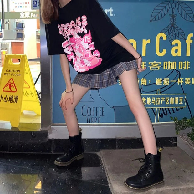 Kawaii Oversized Anime T-shirt