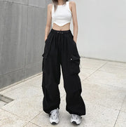 High Waist Baggy Cargo Pants