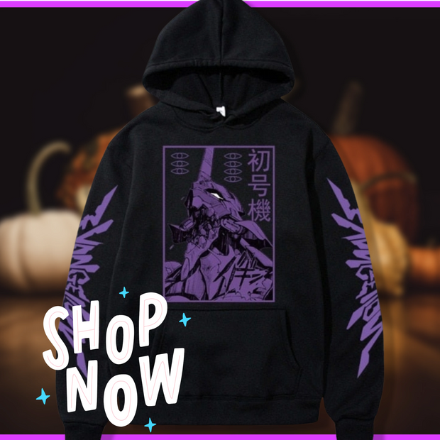 Neon Genesis Long Sleeve Hoodie