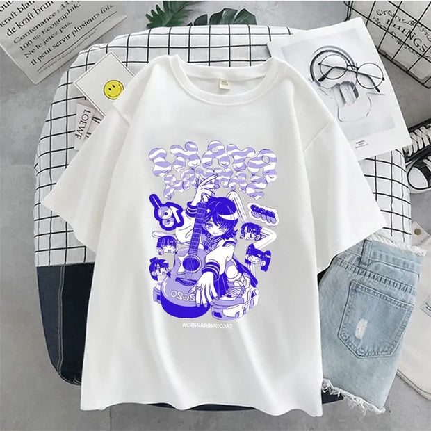 Kawaii Oversized Anime T-shirt